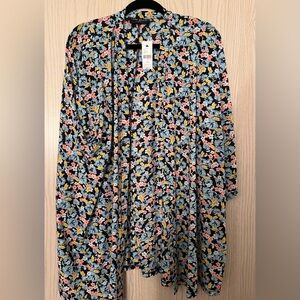 Lane Bryant Floral Kimono Cardigan